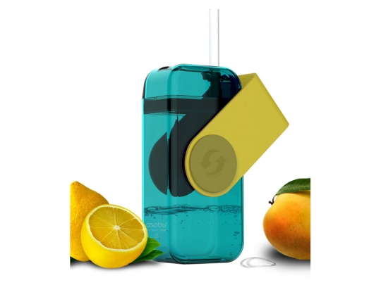 Бутылка для воды 'Rectangle' (разные цвета) / Желтый 955373 - фото 2