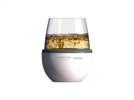 Тумблер для вина 'Winery' (разные цвета) / Белый 955383 - фото 3