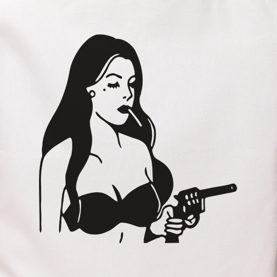 Сумка-шоппер 'Gangster girl'
