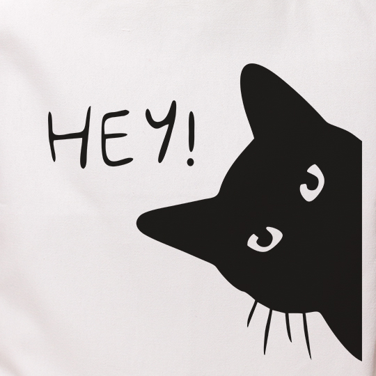 Сумка-шоппер 'Hey meow'