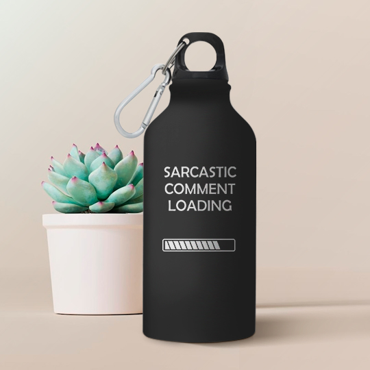 Бутылка с карабином 'Sarcastic comment'