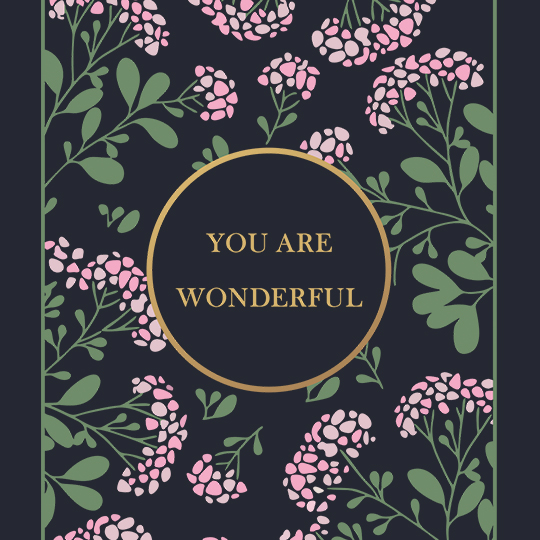 Ежедневник 'You are wonderful'