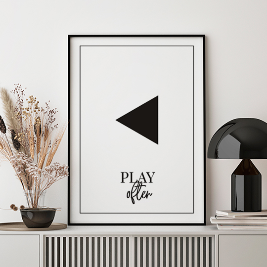 Постеры для интерьера 'Player', набор 3 шт.