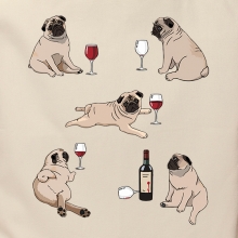 Сумка-шоппер 'Wine vibe'