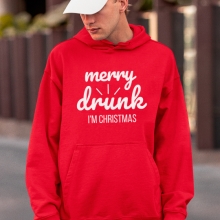 Толстовка унисекс 'Merry drunk'