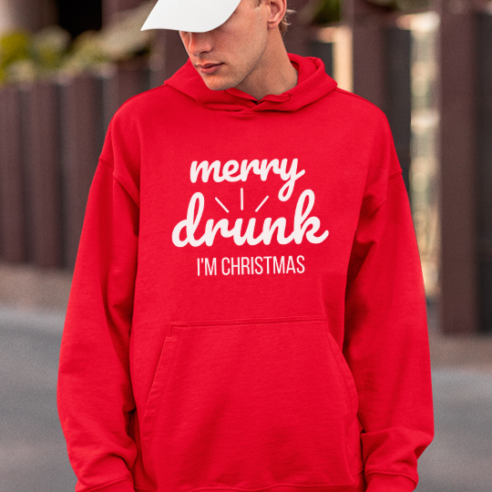 Толстовка унисекс 'Merry drunk'
