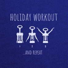 Толстовка унисекс 'Holiday workout'