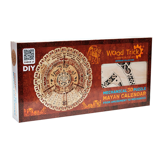 Сборная модель Wood Trick - Календарь Майя