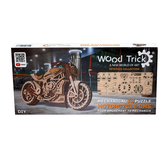 Сборная модель Wood Trick - Мотоцикл DMS