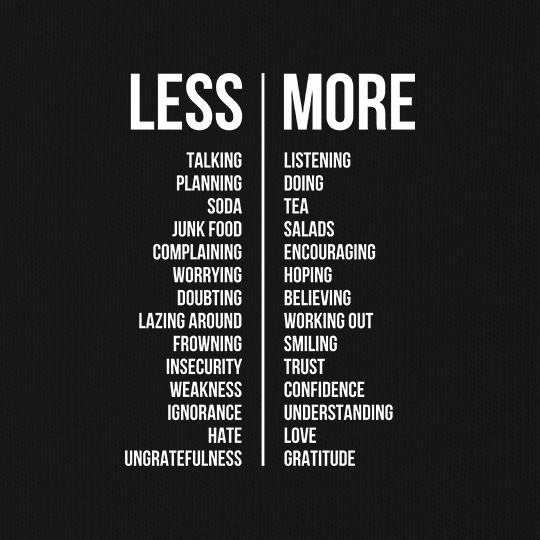 Футболка унисекс 'Меньше,больше'