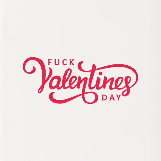 Ежедневник 'Fuck Valentines day'
