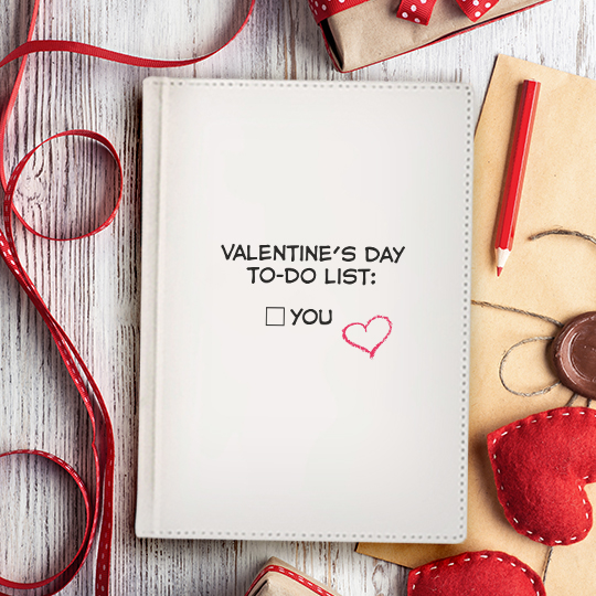 Ежедневник 'Valentines day to-do list'