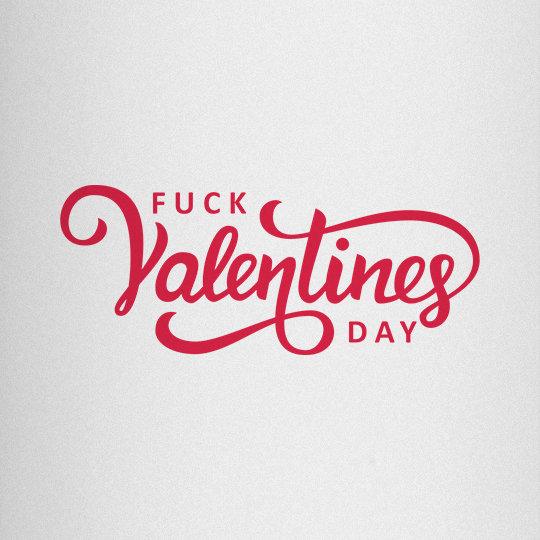 Термос 'Fuck Valentines day'