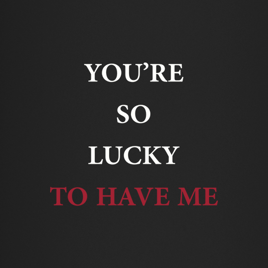 Термос 'Lucky to have me'