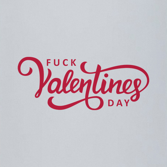 Бутылка 'Fuck Valentines day'