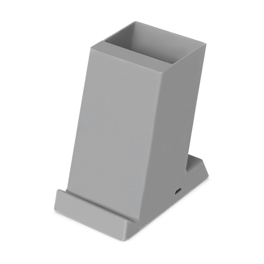 

Зарядка-подставка беспроводная 'Glow box' (разные цвета) / Серый