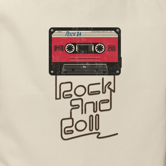 Сумка-шоппер 'Rock and Roll'