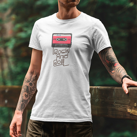 Футболка унисекс 'Rock and Roll'