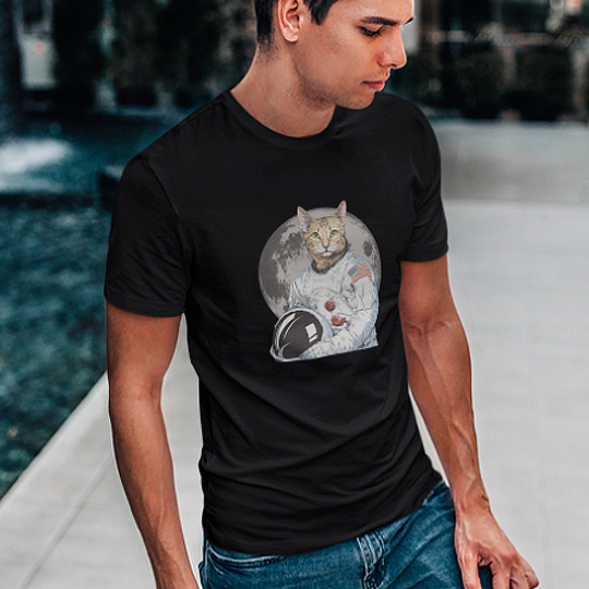Футболка унисекс 'Astrocat'