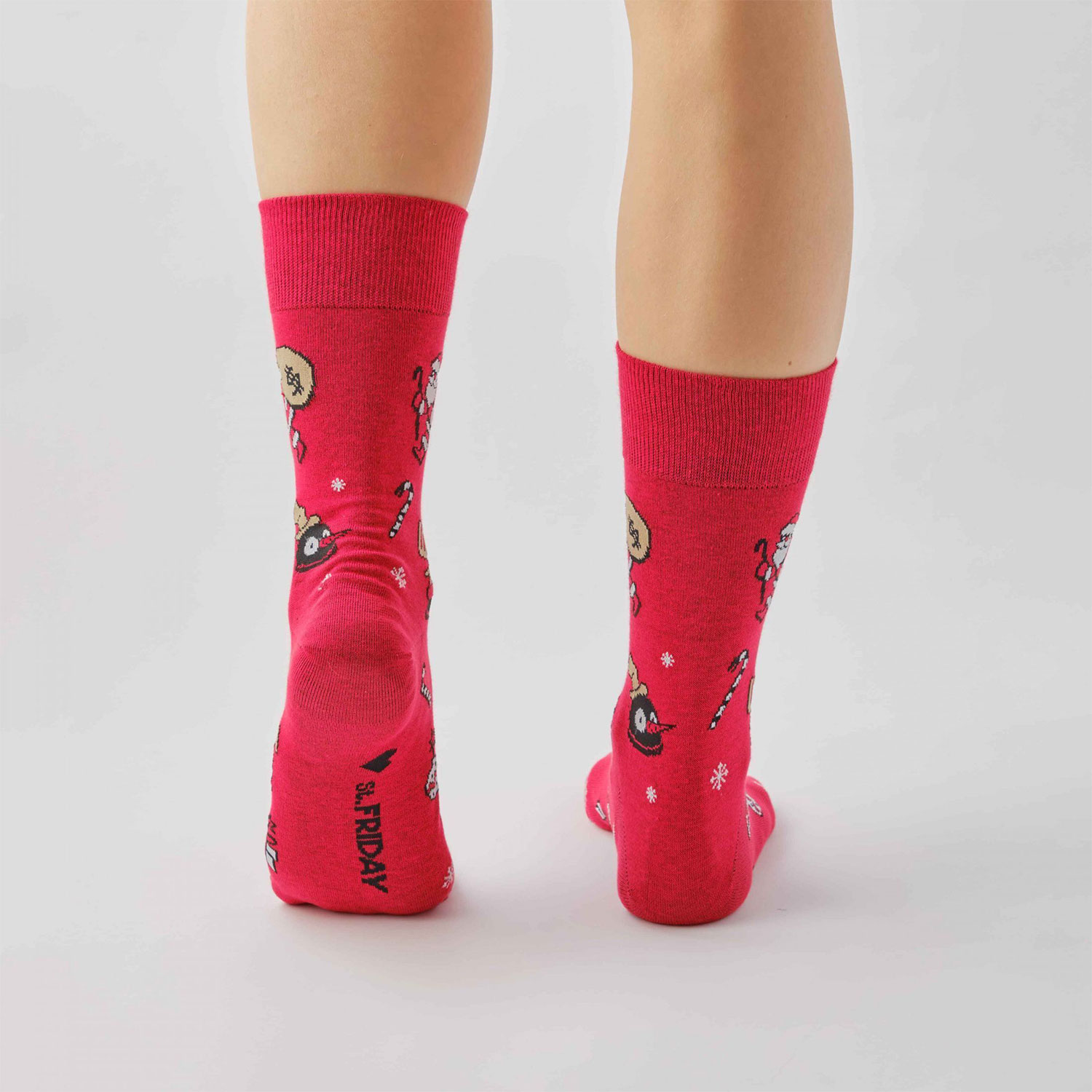 Носки 'Дедушка знает, что подарить на Новый год', размеры 42-47