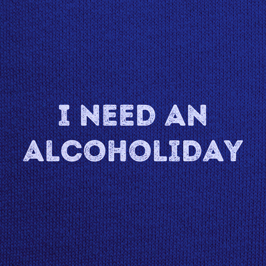 Толстовка унисекс «I need an alcoholiday»