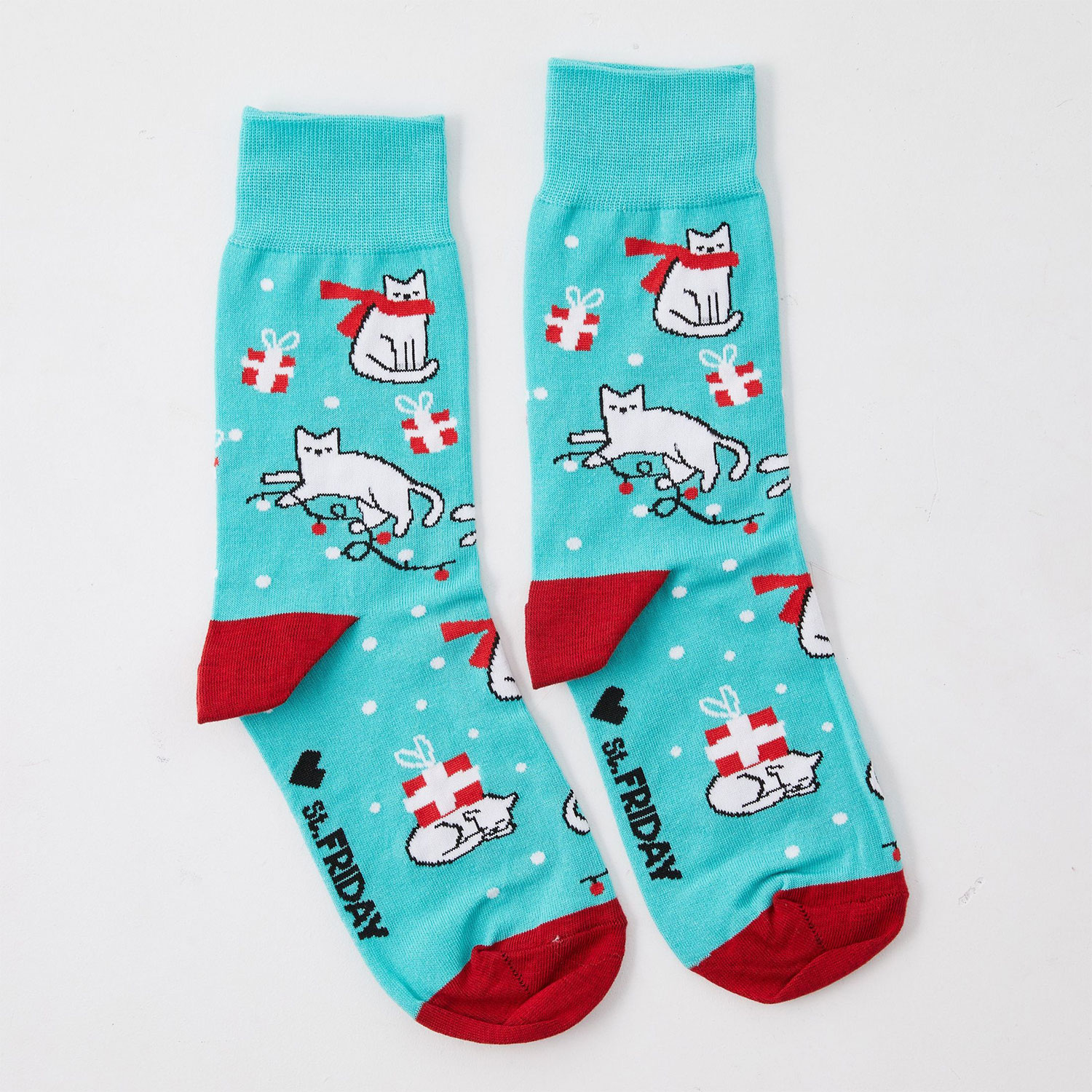 Носки 'Кошачья упряжка', размеры 34-38