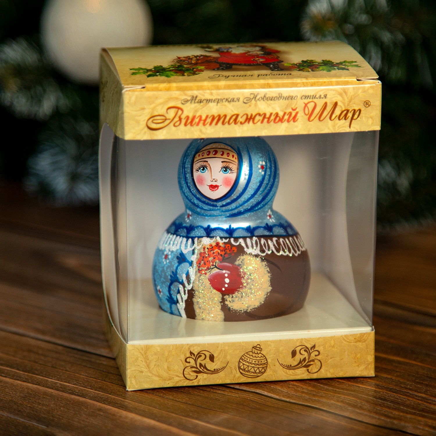 Игрушка елочная 'Русская красавица'