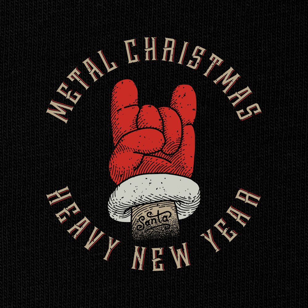 Свитшот унисекс 'Metal Christmas' (разные размеры) / L 981007 - фото 3