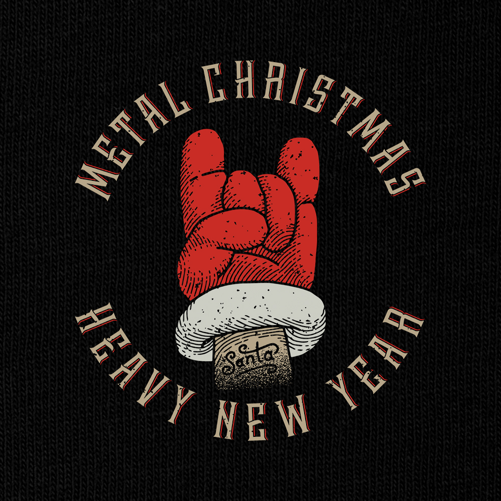 Свитшот унисекс 'Metal Christmas'