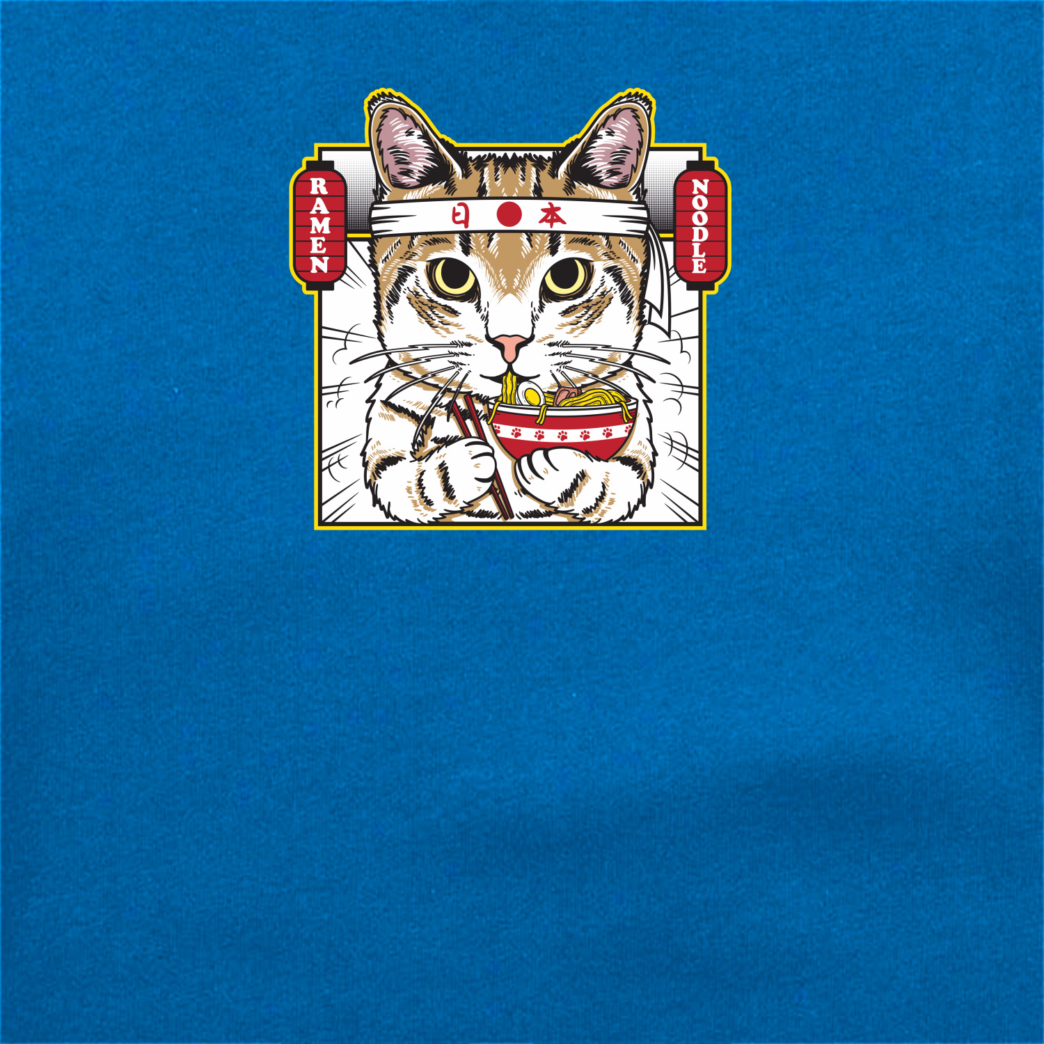 Свитшот мужской 'Japanese cat' (разные размеры) / S 955159 - фото 6
