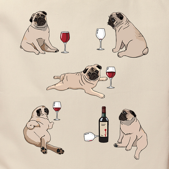 Сумка-шоппер 'Wine vibe'