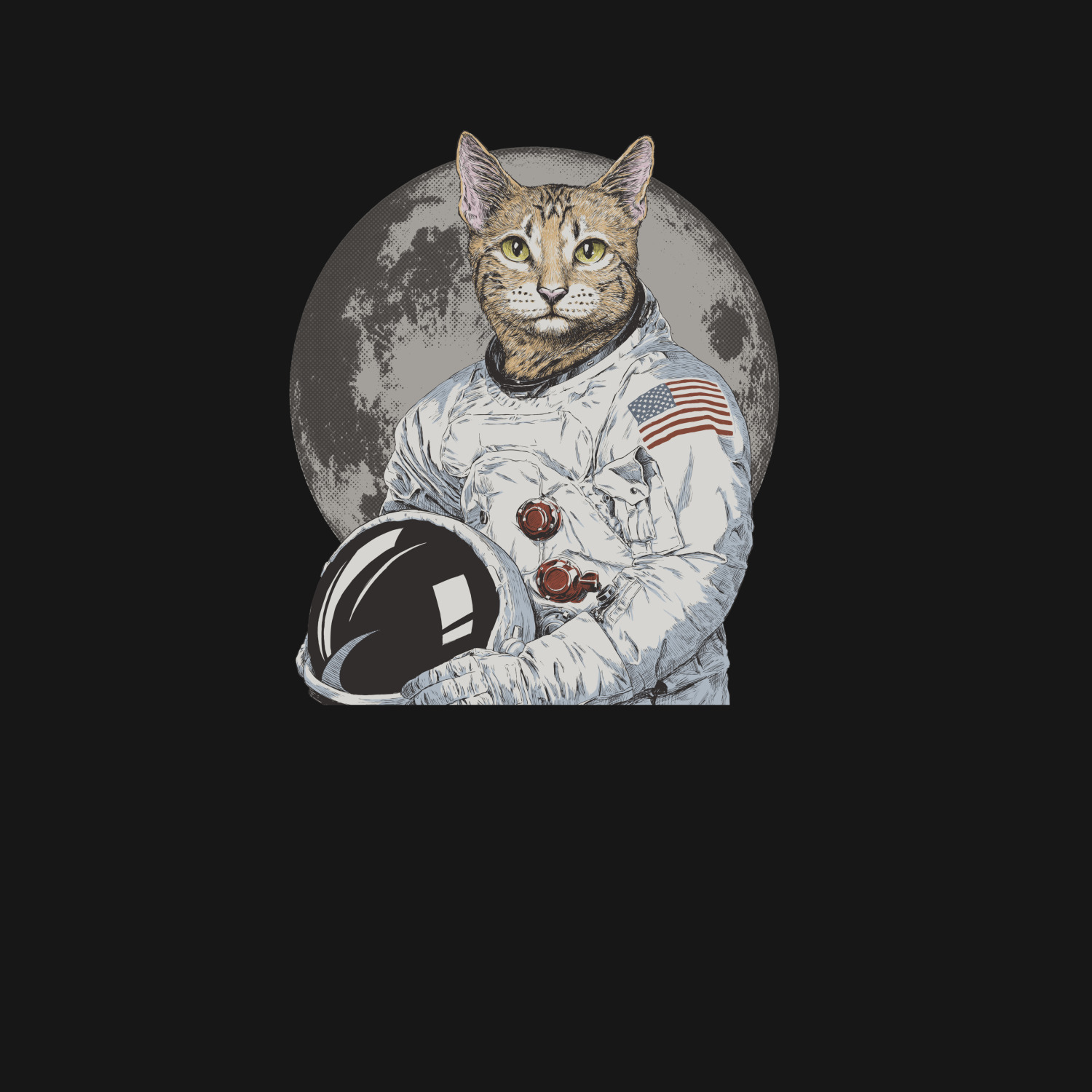 Футболка унисекс 'Astrocat'