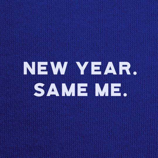 Толстовка унисекс 'New Year. Same me.'