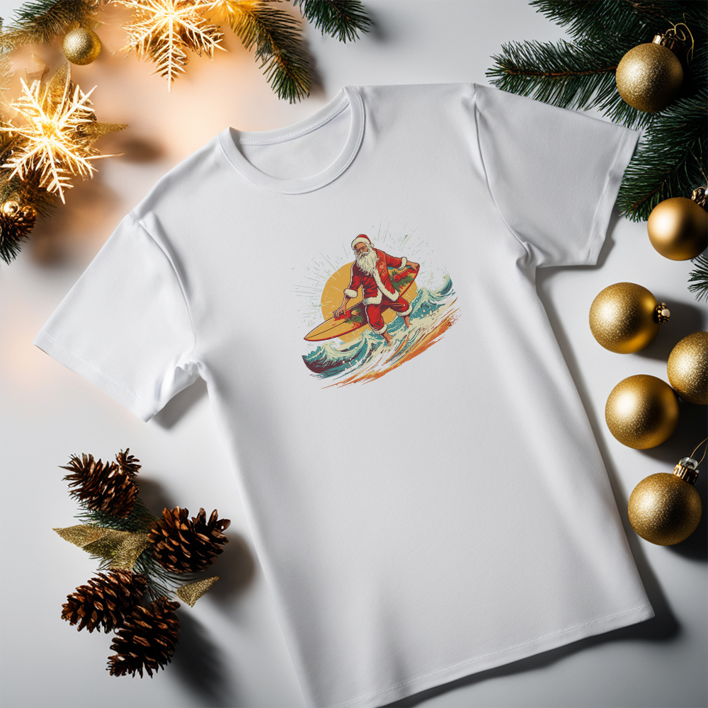 Футболка унисекс 'Summer Santa' 