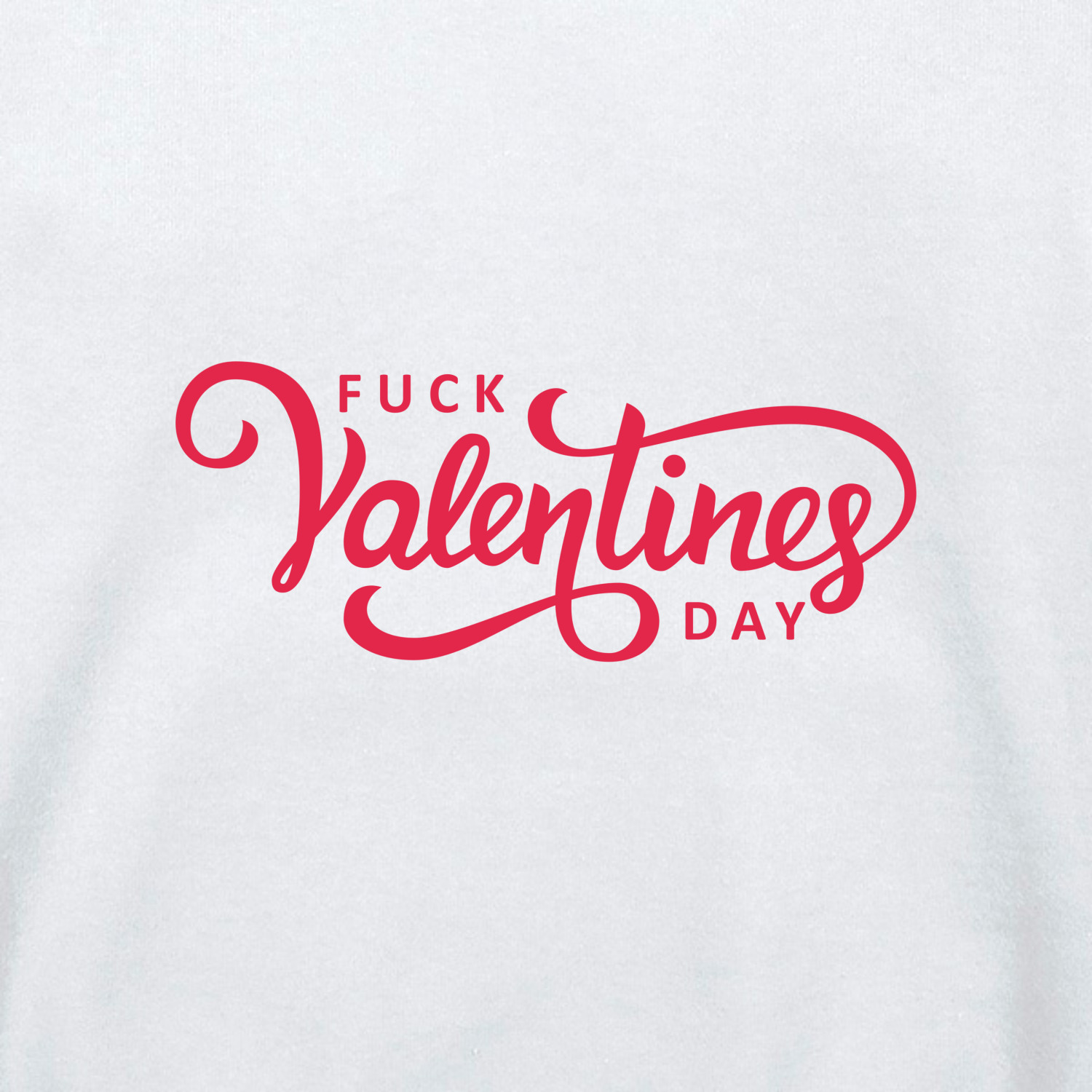 Толстовка унисекс 'Fuck Valentines day'