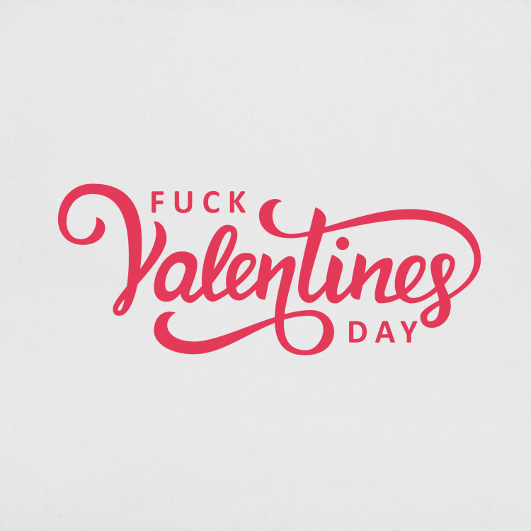 Сумка-шоппер 'Fuck Valentines day'